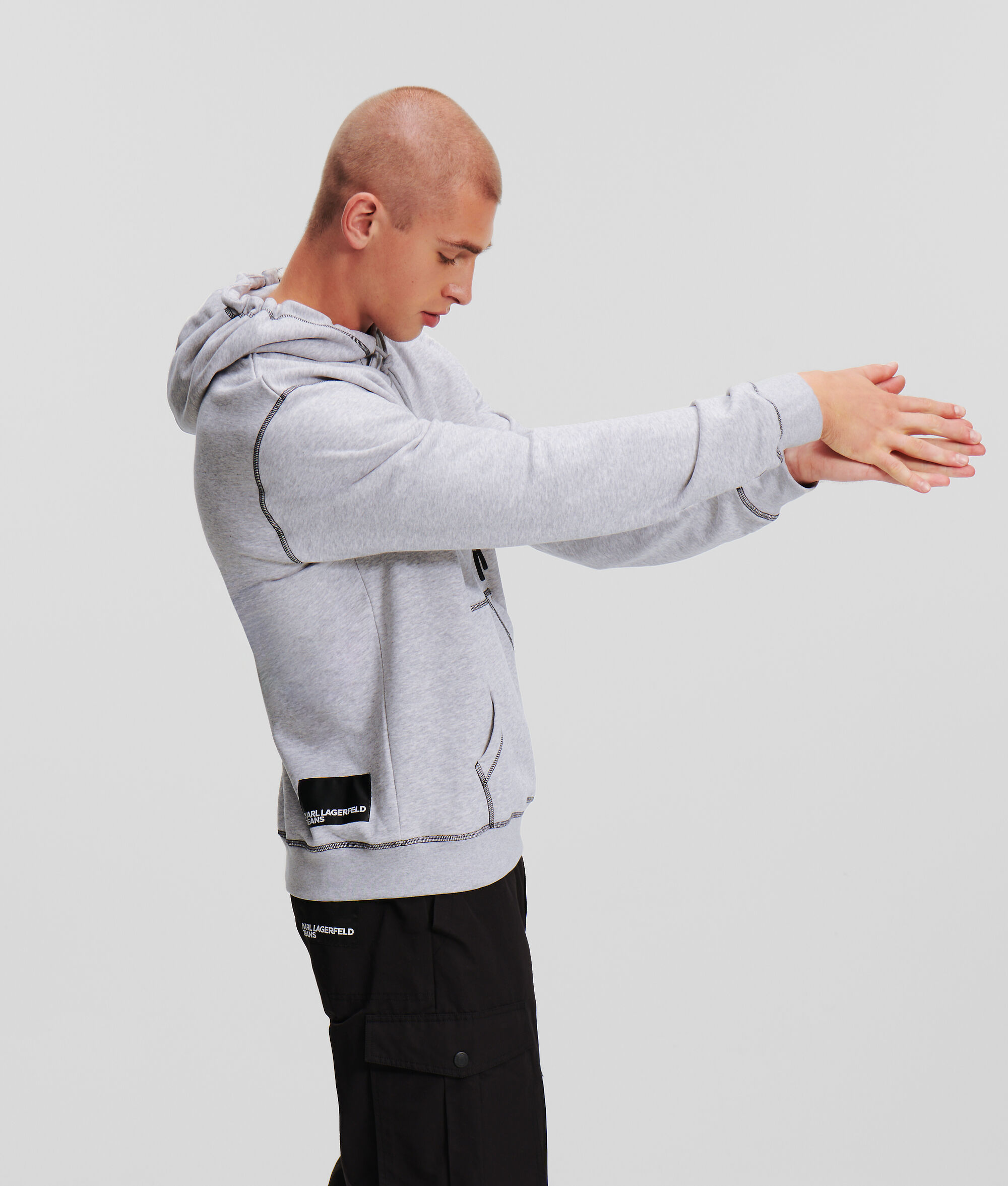 (image for) User-Centric KLJ CONTRAST STITCH HOODIE